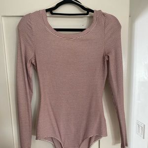 Pure and Good striped body suit